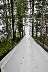 Valokuva: Vesiliukumäki