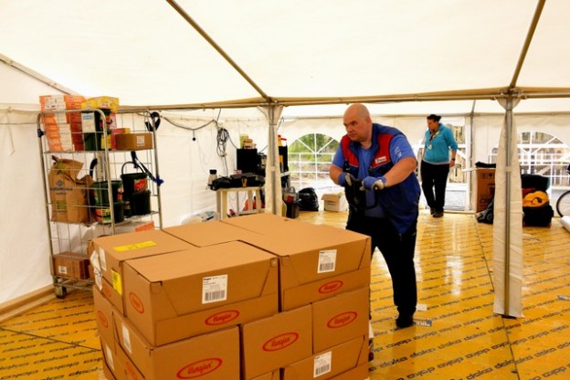 Valokuva: Ruokalastin kärräystä